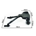 Cangaroo Follow me testvérfellépő univerzális fekete