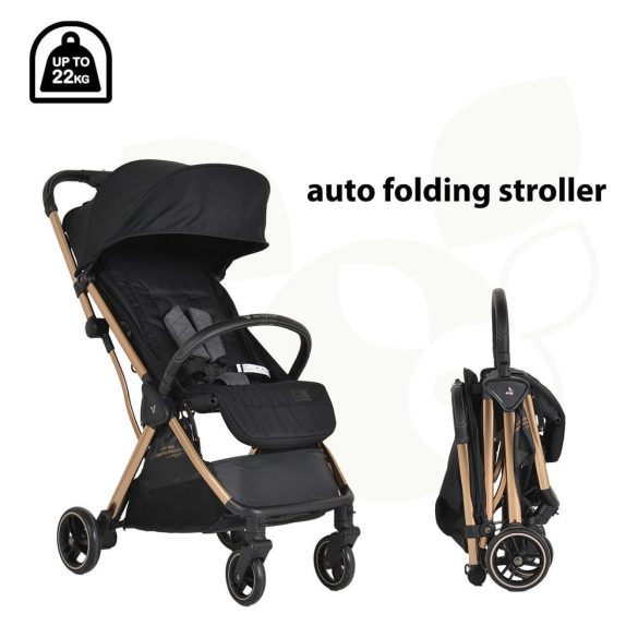Cangaroo Easy Fold sport babakocsi - Fekete LIMITÁLT