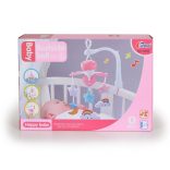 MOON zenélő forgó kiságyra holdas, textil/plüss