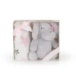 Cangaroo Takaró 90x75cm elefánt plüss pink