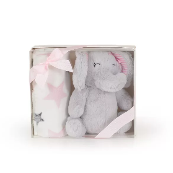 Cangaroo Takaró 90x75cm elefánt plüss pink