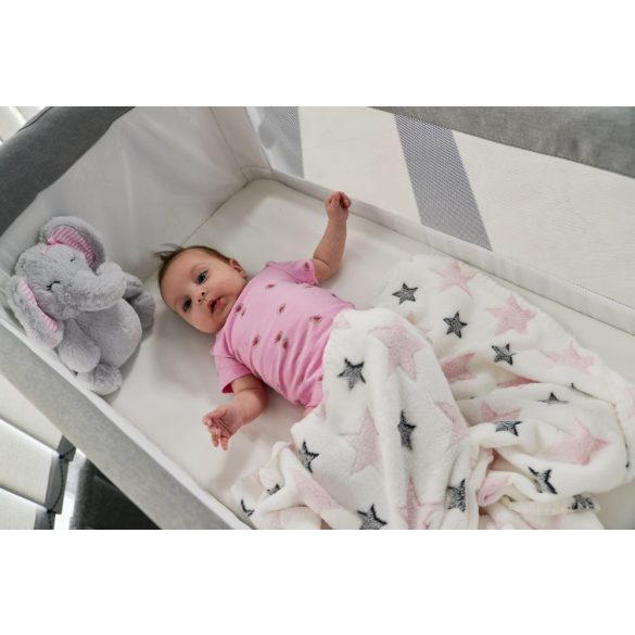 Cangaroo Takaró 90x75cm elefánt plüss pink