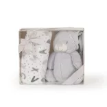 Cangaroo Takaró 90x75cm maci plüss szürke
