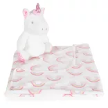 Cangaroo Takaró 90x75cm unikornis plüss pink
