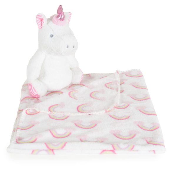 Cangaroo Takaró 90x75cm unikornis plüss pink