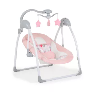 JESSICA elektromos hinta klasszikus, előre, hátra hintáztató PINK