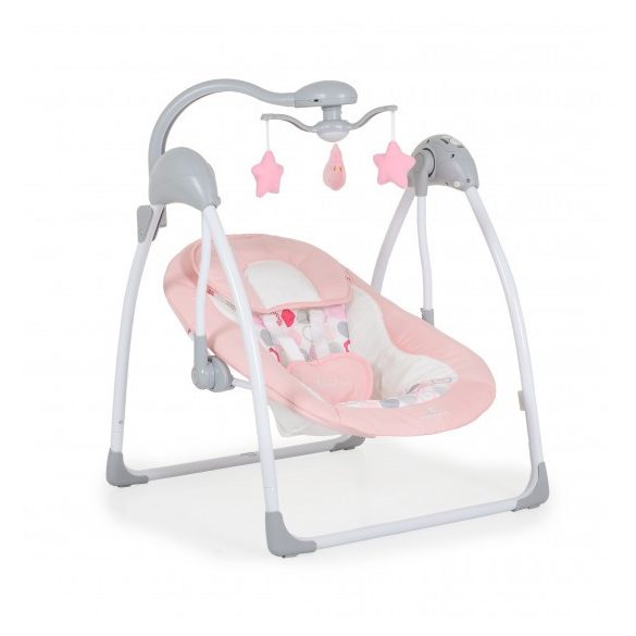 JESSICA elektromos hinta klasszikus, előre, hátra hintáztató PINK