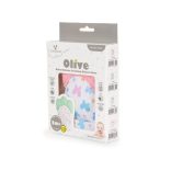 Olive szilikon rágóka fogzáshoz rózsa