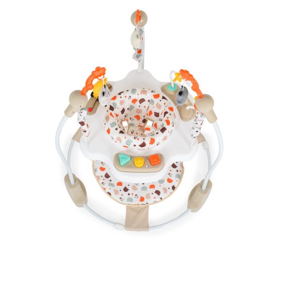 MONI Magic fun baba ugráló pasztel játékkal bézs