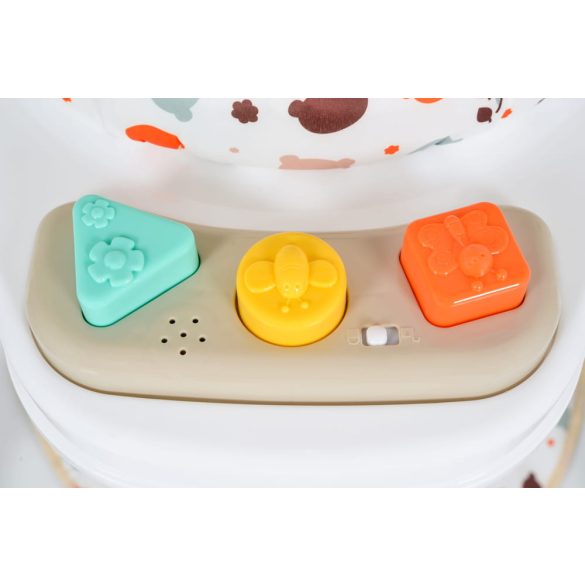 MONI Magic fun baba ugráló pasztel játékkal bézs