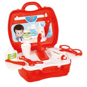 Pilsan doktor bőrönd piros