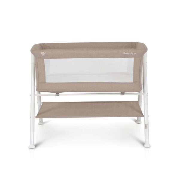 MONI Kalinihta újszülött babaágy önálló, 11 kg, 1 szint fehér láb bézs