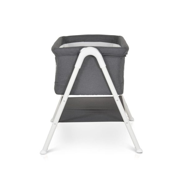 MONI Kalinihta újszülött babaágy önálló, 11 kg, 1 szint fehér láb grafit