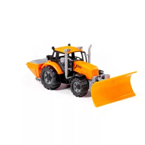 Polesie Toys  91772 lendkerekes, hókotró traktor SÁRGA