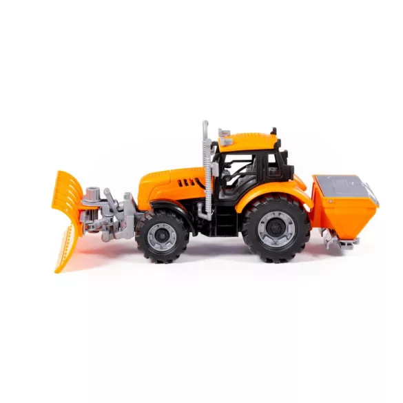 Polesie Toys  91772 lendkerekes, hókotró traktor SÁRGA