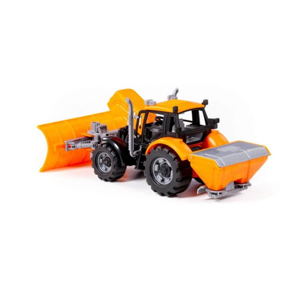 Polesie Toys  91772 lendkerekes, hókotró traktor SÁRGA