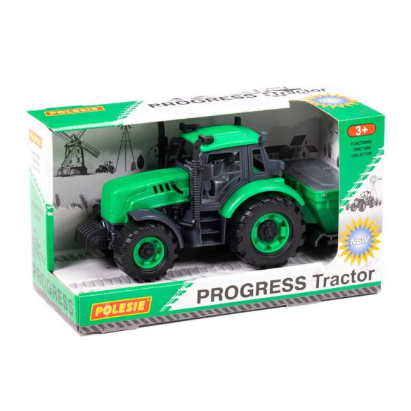 POLESIE Toys Traktor vetőgép ZÖLD