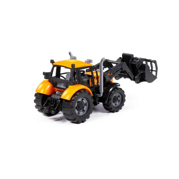 Polesie PROGRESS farm traktor 24 cm FEKETE/SÁRGA