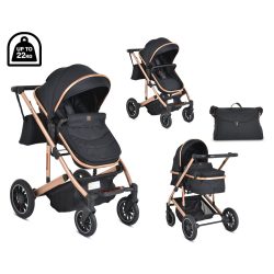 MONI Thira 0-22kg babakocsi sport/mózes fekete