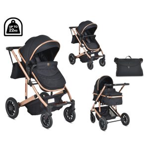 MONI Thira 0-22kg babakocsi sport/mózes fekete