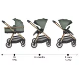 Cangaroo Hydra 2in1 babakocsi zöld