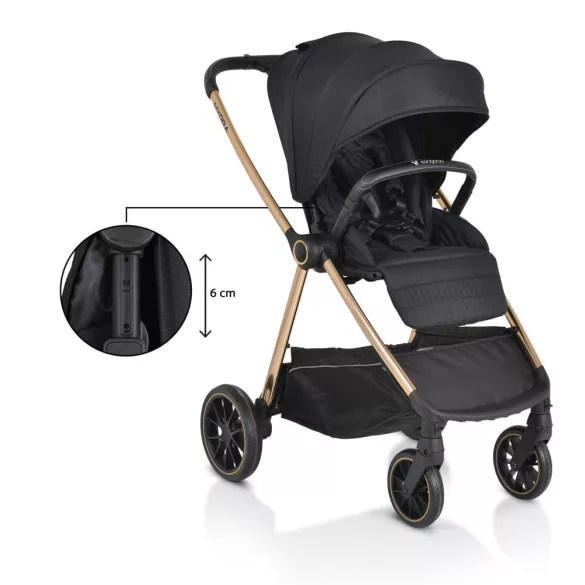 Cangaroo Hydra 2in1 babakocsi fekete