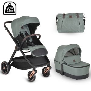 Cangaroo Macan 2in1 multifunkciós babakocsi - Zöld
