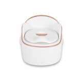 RUM BABA 2in1 bili átalakítható wc szűkítő+fellépő, szilikon ülés FEHÉR