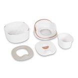 RUM BABA 2in1 bili átalakítható wc szűkítő+fellépő, szilikon ülés FEHÉR