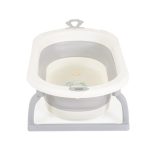 TERRA összecsukható kád digitális hőmérővel SZÜRKE