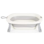 TERRA összecsukható kád digitális hőmérővel SZÜRKE