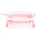 TERRA összecsukható kád digitális hőmérővel PINK