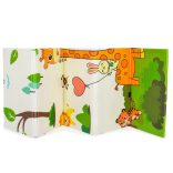 Moni Toys kétoldalas habtapi (120*180 cm) - Zsiráf és barátai