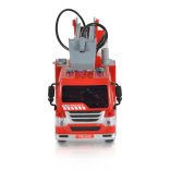 Moni Toys Kisautó tűzoltóautó létrás szerkocsi 1:16 piros