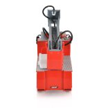 Moni Toys Kisautó tűzoltóautó létrás szerkocsi 1:16 piros