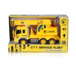 KISAUTÓ darus teherkocsi CITY 1:16 SÁRGA