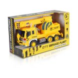 KISAUTÓ darus teherkocsi CITY 1:16 SÁRGA