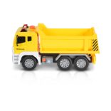 MONI dömper hangokkal, fényekkel 1:12 méret 30cm SÁRGA