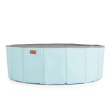 LABDAMEDENCE összecsukható 80cm + 90db 7cms labda MENTA/SZÜRKE