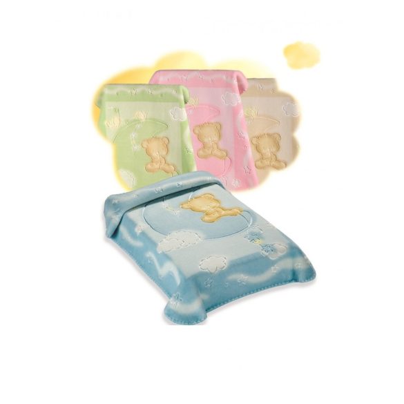 Belpla Baby perla gold pléd yellow (536) 80*110 dobozos
