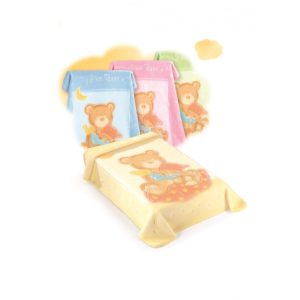 Belpla Baby perla gold pléd (537) 110*140 sárga - dobozos