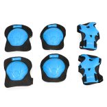 BICIKLIS védőfelszerelés térd, könyök, kézvédő szett A osztály 25kgig KÉK