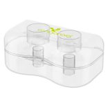 MELLBIMBÓVÉDŐ szilikonból 2 dbos M méret