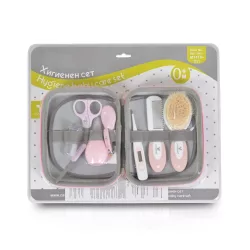 HYGIENE olló-fésű szett nagy PINK