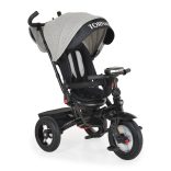 BYOX Tornado szülőkaros tricikli 25kg ig 360f forgatható vszürke