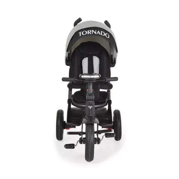 BYOX Tornado szülőkaros tricikli 25kg ig 360f forgatható vszürke