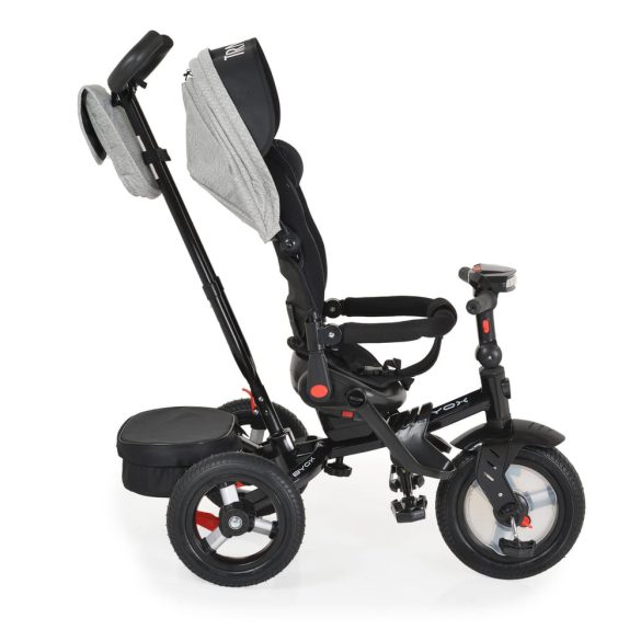 BYOX Tornado szülőkaros tricikli 25kg ig 360f forgatható vszürke