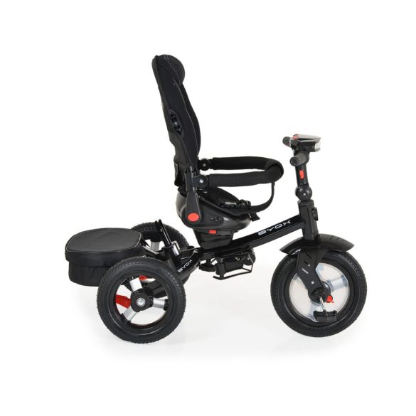 BYOX Tornado szülőkaros tricikli 25kg ig 360f forgatható vszürke