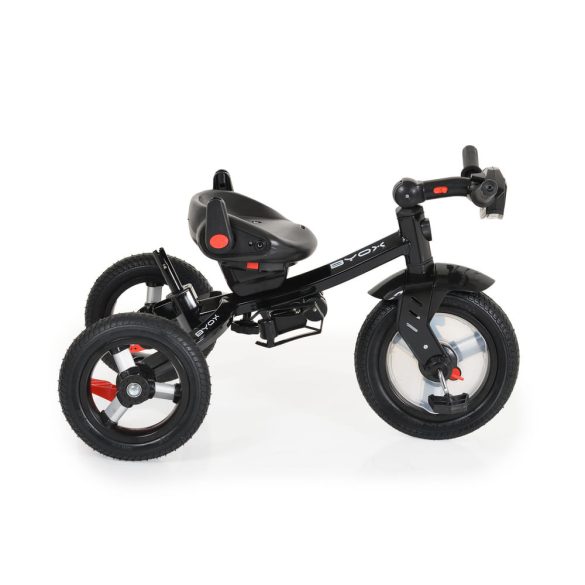 BYOX Tornado szülőkaros tricikli 25kg ig 360f forgatható vszürke