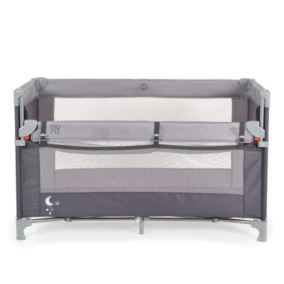 MONI Next level utazóágy lehajtható oldalfal 2 szint szürke